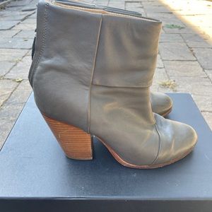 Rag & Bone Grey Classic Newbury Heeled Boot